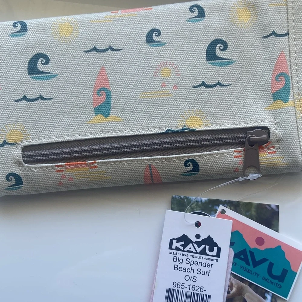 🔖KAVU Big Spender Beach Surf Wallet Billfold RARE!
